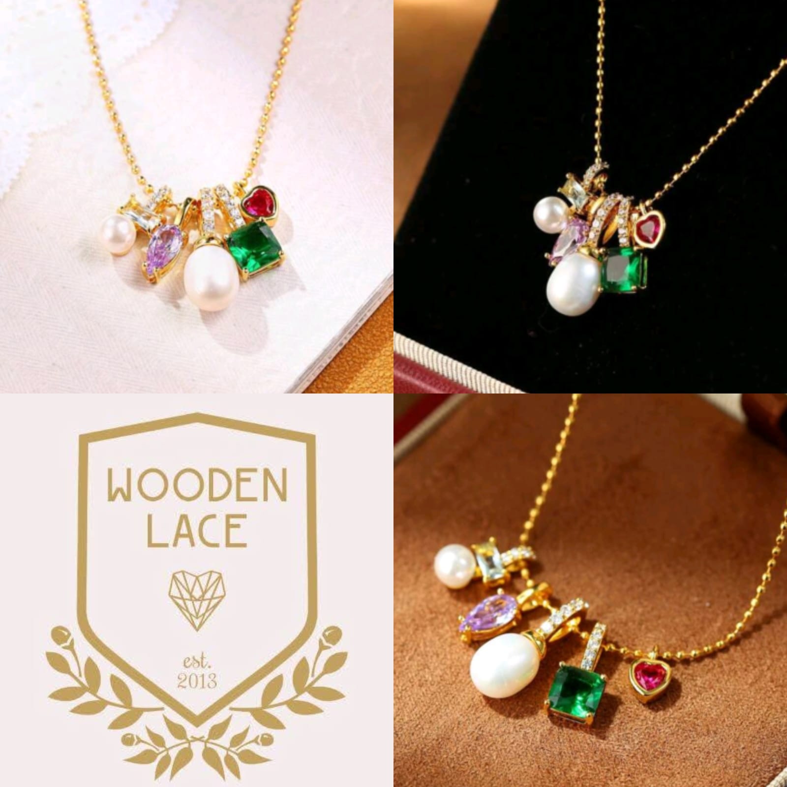 Lucky charm stone necklace R950